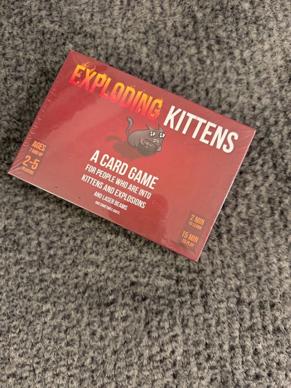 Exploding Kittens Card Game - Red
